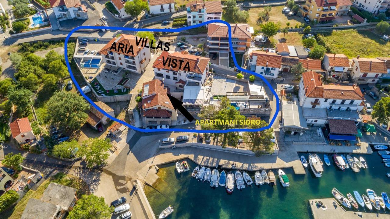 Apartmani Sidro Malinska Buitenkant foto
